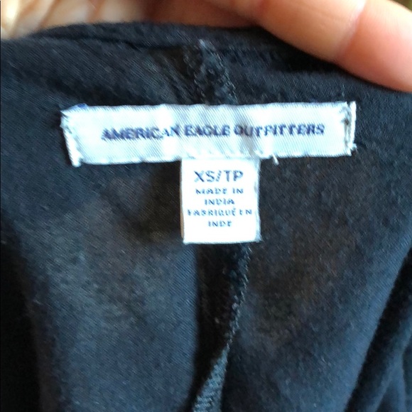 Black tank lace fringe top - Picture 6 of 6